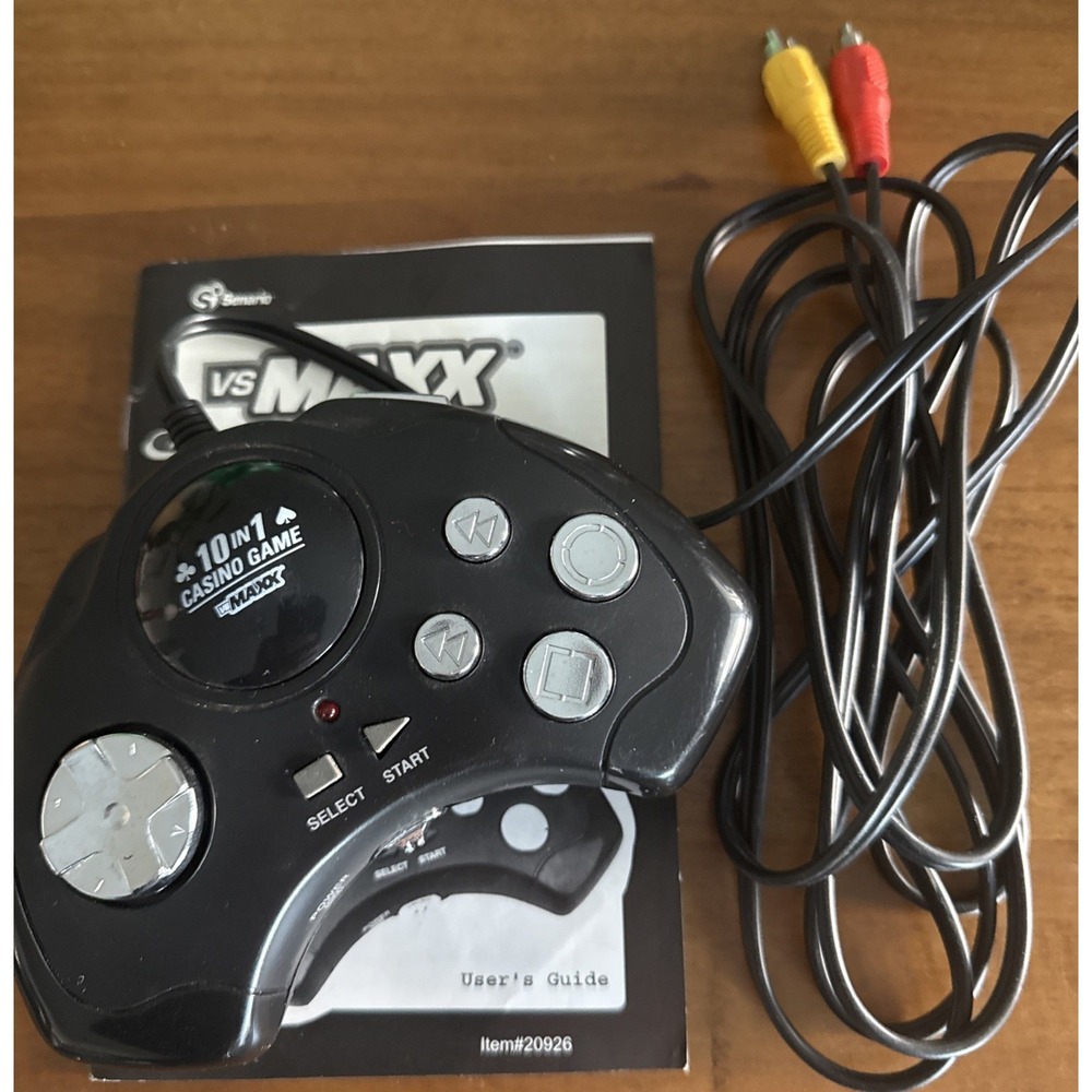 VS Maxx Hand Held TV Plug and Play 10 in 1 Casino Game With Instructions